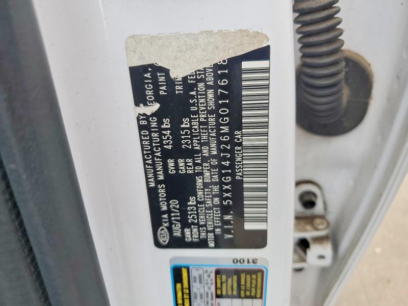 51037496 :رقم المزاد ، 5XXG14J26MG017618 vin ، 2021 Kia K5 مزاد بيع
