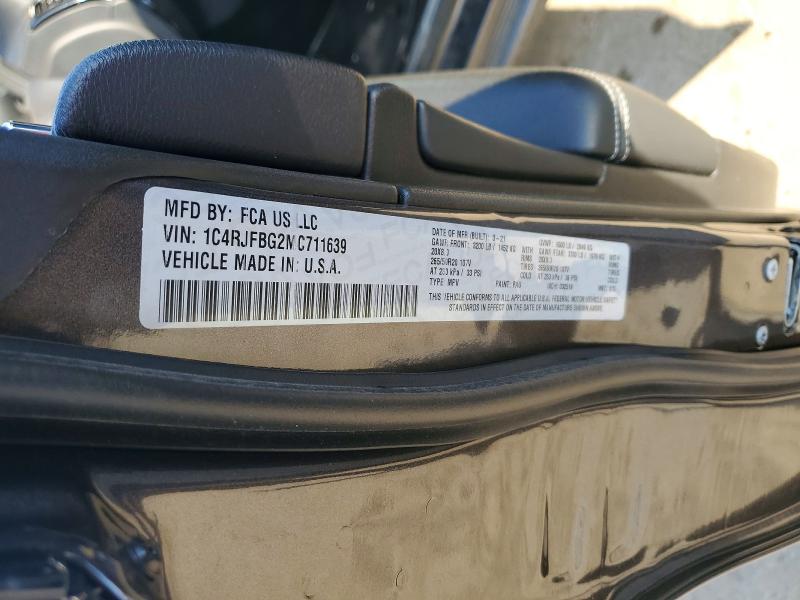 Продажа на аукционе авто 2021 Jeep Grand Cherokee, vin: 1C4RJFBG2MC711639, номер лота: 50719176