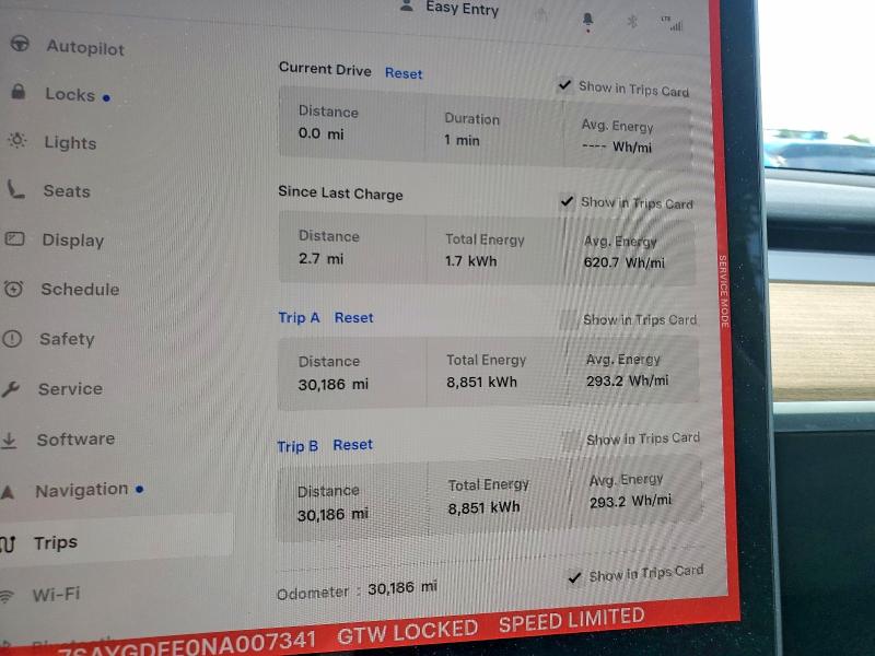 Aukcja sprzedaży 2022 Tesla Model Y, vin: 7SAYGDEE0NA007341, numer aukcji: 50763726