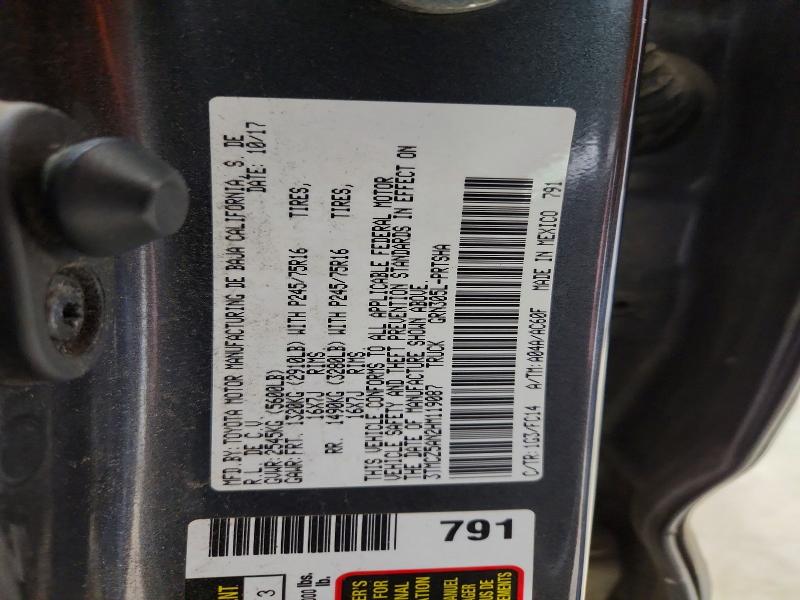Aukcja sprzedaży 2017 Toyota Tacoma, vin: 3TMCZ5AN2HM119087, numer aukcji: 49114466