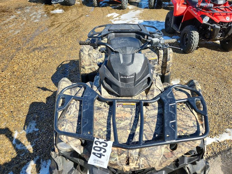 49330386 :رقم المزاد ، 3JBLGAT40KJ001120 vin ، 2019 Can-am Outlander مزاد بيع