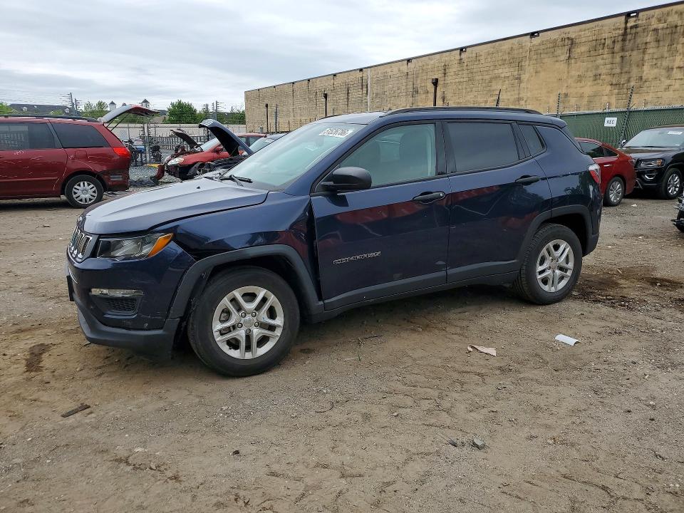 2017 Jeep Compass მანქანა იყიდება აუქციონზე, vin: 3C4NJCAB2HT659801, აუქციონის ნომერი: 51526786