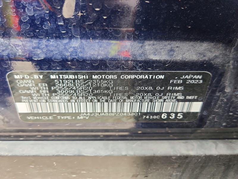 Aukcja sprzedaży 2023 Mitsubishi Outlander, vin: JA4J3UA88PZ043301, numer aukcji: 49216726
