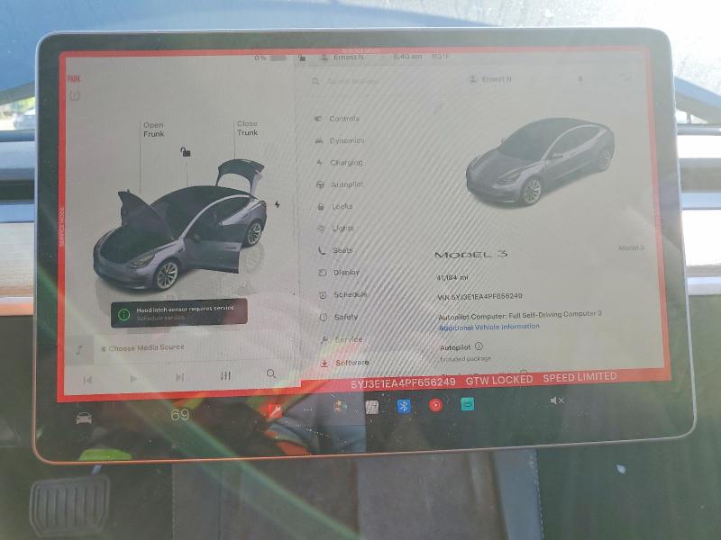 50293966 :رقم المزاد ، 5YJ3E1EA4PF656249 vin ، 2023 Tesla Model 3 مزاد بيع