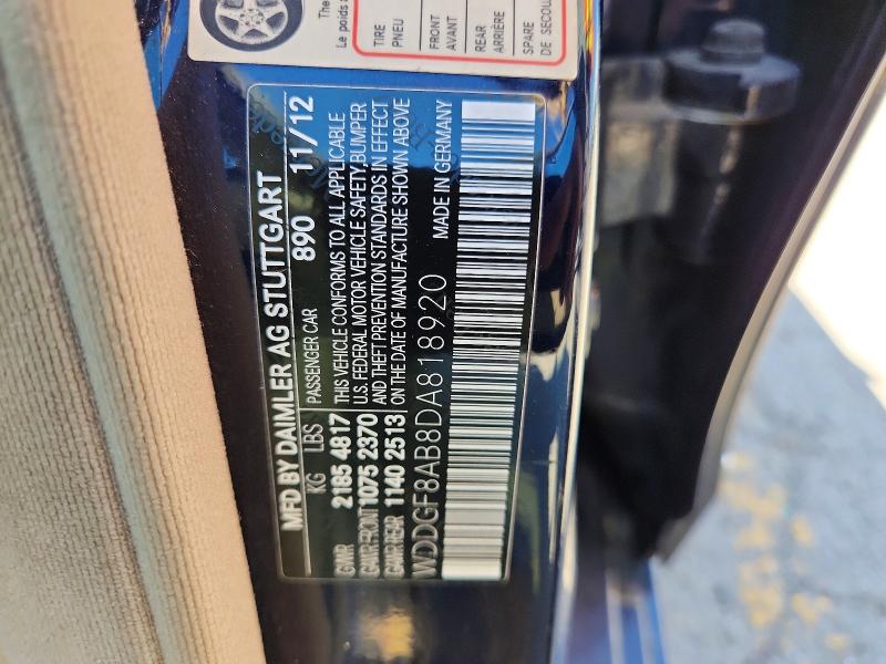 Продажа на аукционе авто 2013 Mercedes-benz C, vin: WDDGF8AB8DA818920, номер лота: 51646986