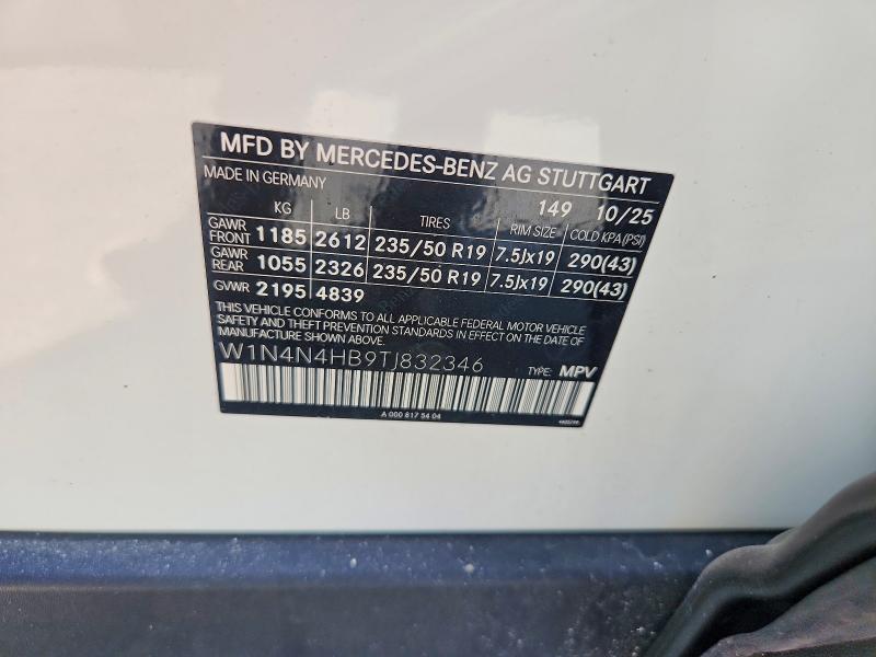 2026 Mercedes-benz Gla მანქანა იყიდება აუქციონზე, vin: W1N4N4HB9TJ832346, აუქციონის ნომერი: 50994096