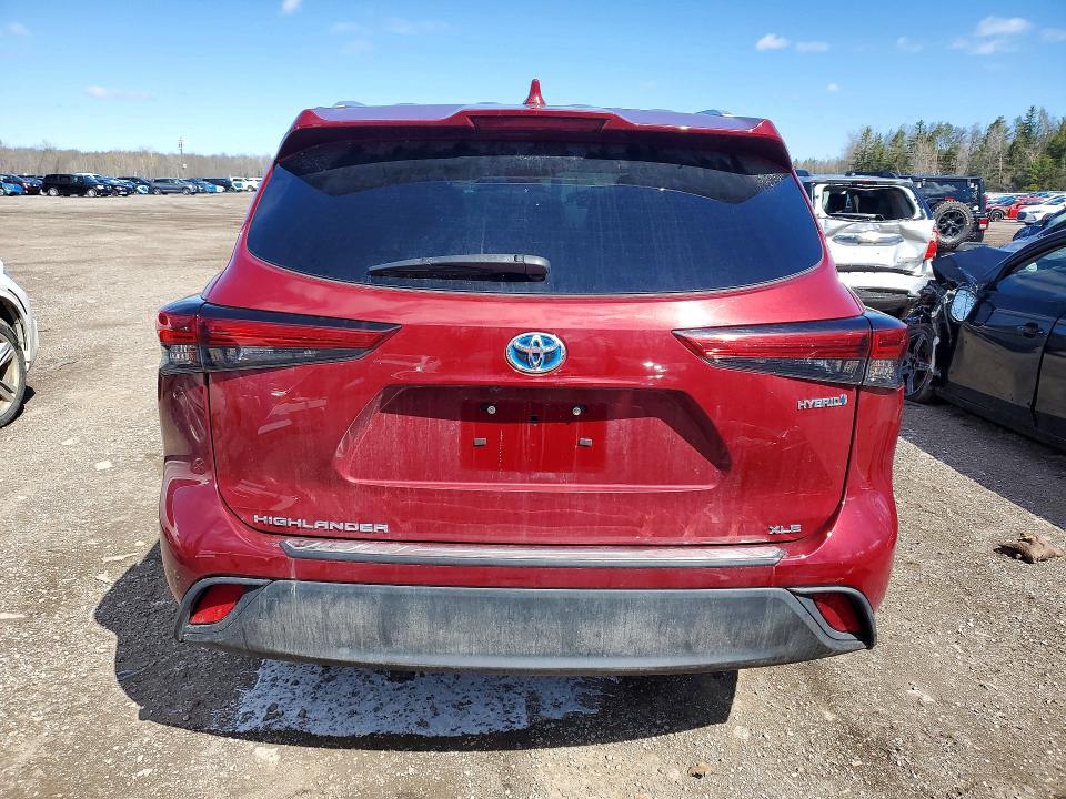 2022 Toyota Highlander Hybrid მანქანა იყიდება აუქციონზე, vin: 5TDGBRCH4NS560512, აუქციონის ნომერი: 50556076