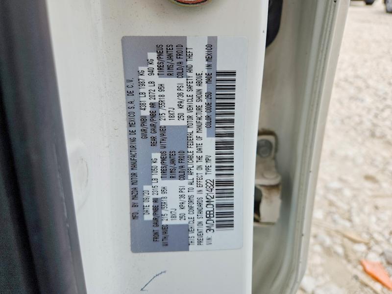Продажа на аукционе авто 2021 Mazda Cx-30, vin: 3MVDMBBL0MM214822, номер лота: 50860186