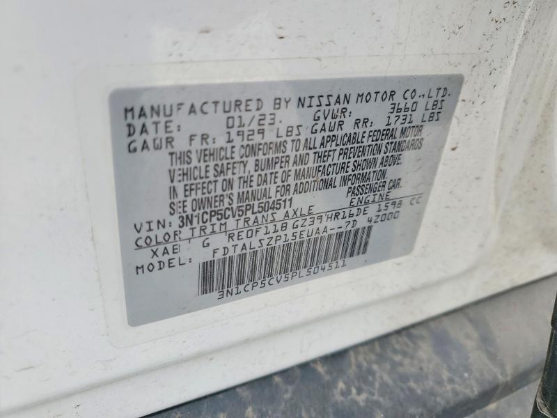 49967146 :رقم المزاد ، 3N1CP5CV5PL504511 vin ، 2023 Nissan Kicks مزاد بيع