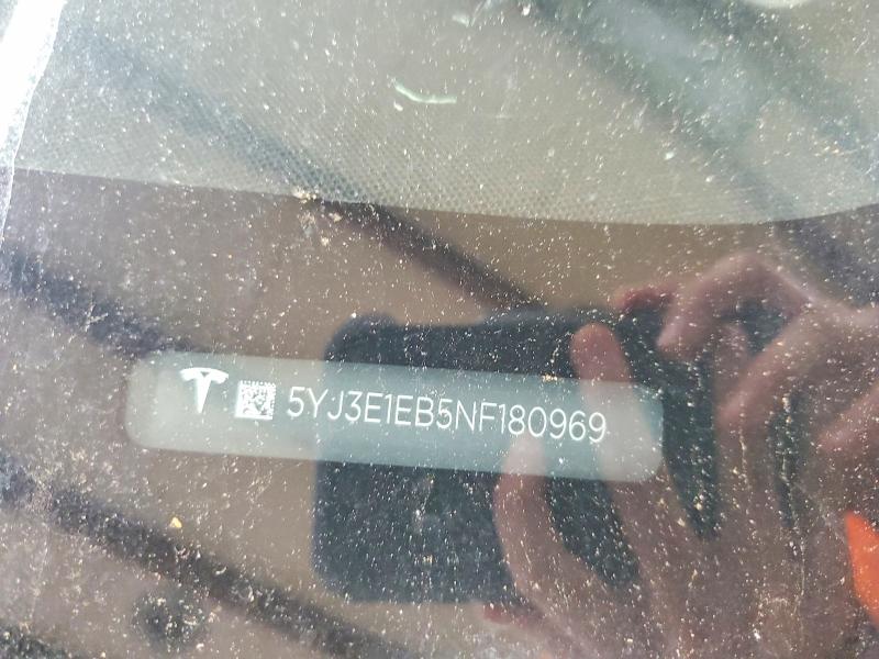 Aukcja sprzedaży 2022 Tesla Model 3, vin: 5YJ3E1EB5NF180969, numer aukcji: 51565146