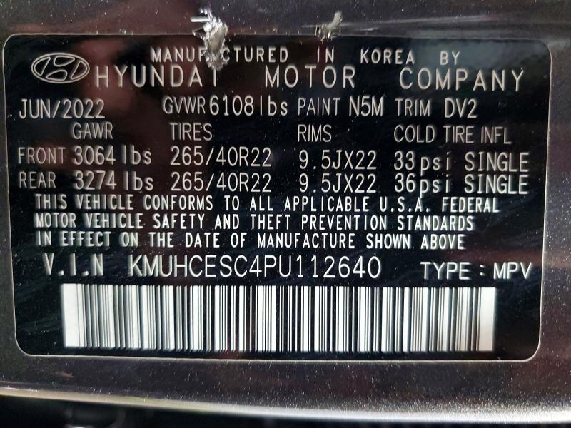 2023 Genesis Gv80 მანქანა იყიდება აუქციონზე, vin: KMUHCESC4PU112640, აუქციონის ნომერი: 49023906