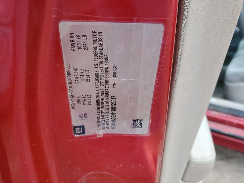 Продажа на аукционе авто 2011 Buick Lucerne, vin: 1G4HA5EM1BU126917, номер лота: 50953536