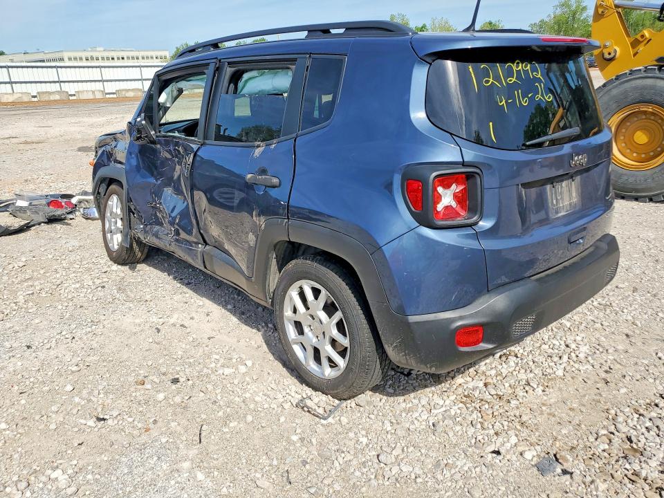 2020 Jeep Renegade მანქანა იყიდება აუქციონზე, vin: ZACNJAAB7LPL24695, აუქციონის ნომერი: 50684566