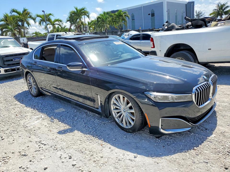 2022 Bmw 740 მანქანა იყიდება აუქციონზე, vin: WBA7T2C04NCK93482, აუქციონის ნომერი: 51373216
