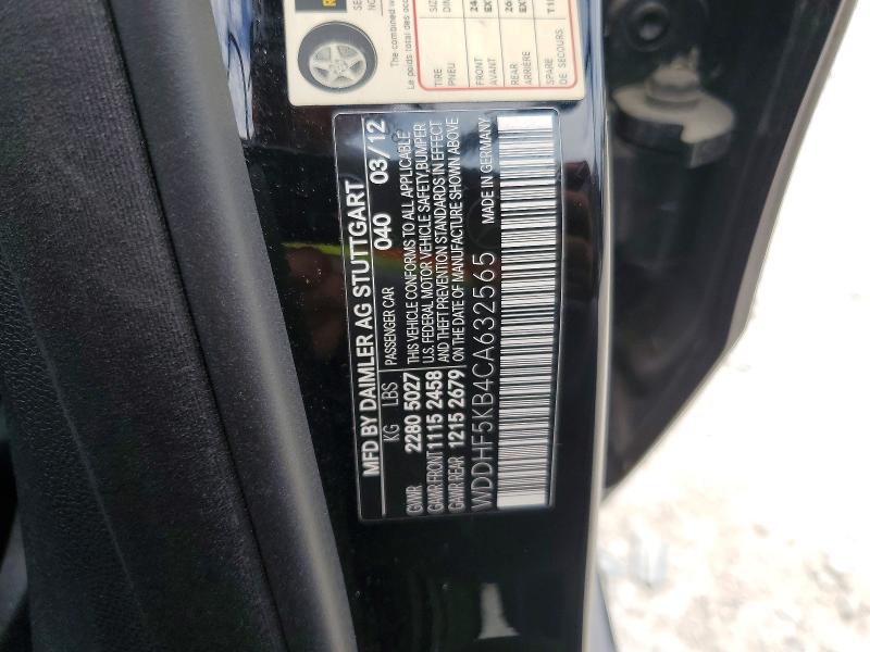 Aukcja sprzedaży 2012 Mercedes-benz E, vin: WDDHF5KB4CA632565, numer aukcji: 49553076