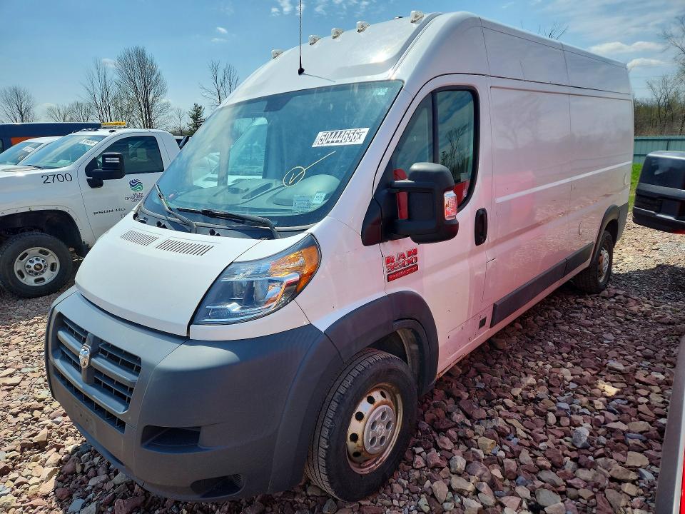 2018 Ram Promaster 3500 მანქანა იყიდება აუქციონზე, vin: 3C6URVHG5JE116803, აუქციონის ნომერი: 50444656