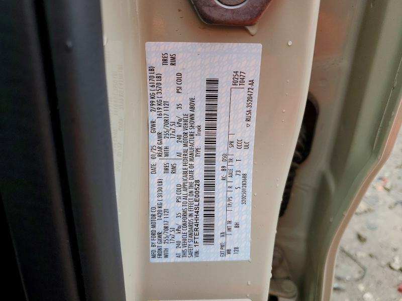 Aukcja sprzedaży 2025 Ford Ranger, vin: 1FTER4HH4SLE00528, numer aukcji: 49715136