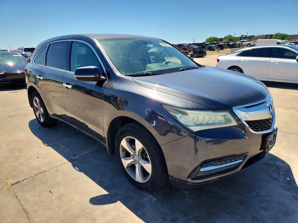 2016 Acura Mdx მანქანა იყიდება აუქციონზე, vin: 5FRYD3H25GB017725, აუქციონის ნომერი: 48692336