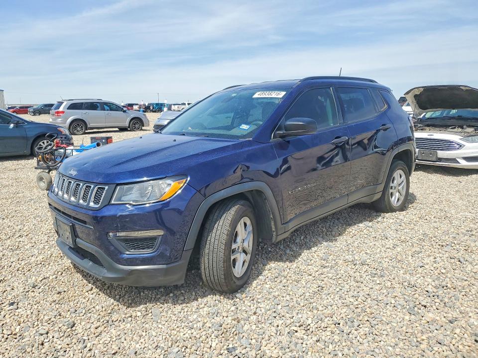 Aukcja sprzedaży 2018 Jeep Compass, vin: 3C4NJCABXJT136919, numer aukcji: 48938216