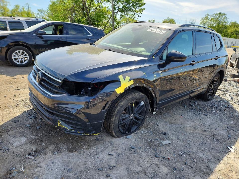 Продажа на аукционе авто 2022 Volkswagen Tiguan, vin: 3VV8B7AX1NM067584, номер лота: 51076476