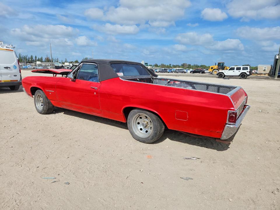 Продаж на аукціоні авто 1970 Chev El Camino, vin: 136800K206980, номер лоту: 49717206
