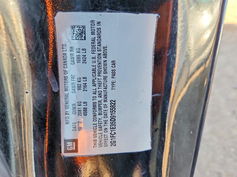 Aukcja sprzedaży 2013 Chevrolet Camaro, vin: 2G1FC1E35D9155822, numer aukcji: 48803116