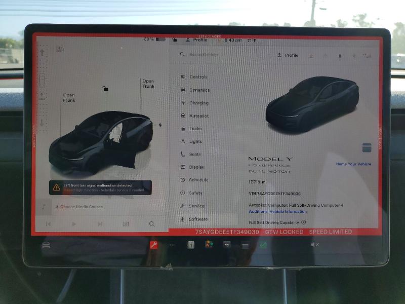 Продажа на аукционе авто 2026 Tesla Model Y, vin: 7SAYGDEE5TF349030, номер лота: 48454696
