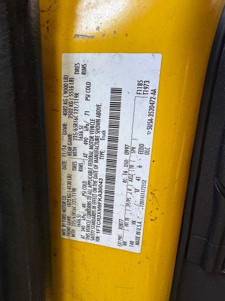 Продажа на аукционе авто 2015 Ford Transit, vin: 1FTCR3XM9FKA30043, номер лота: 50902826