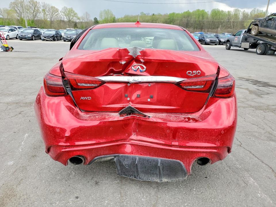 2021 Infiniti Q50 მანქანა იყიდება აუქციონზე, vin: JN1EV7BR2MM750853, აუქციონის ნომერი: 48231706
