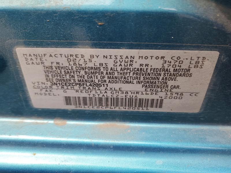 Aukcja sprzedaży 2015 Nissan Versa Note, vin: 3N1CE2CP6FL420511, numer aukcji: 51349746