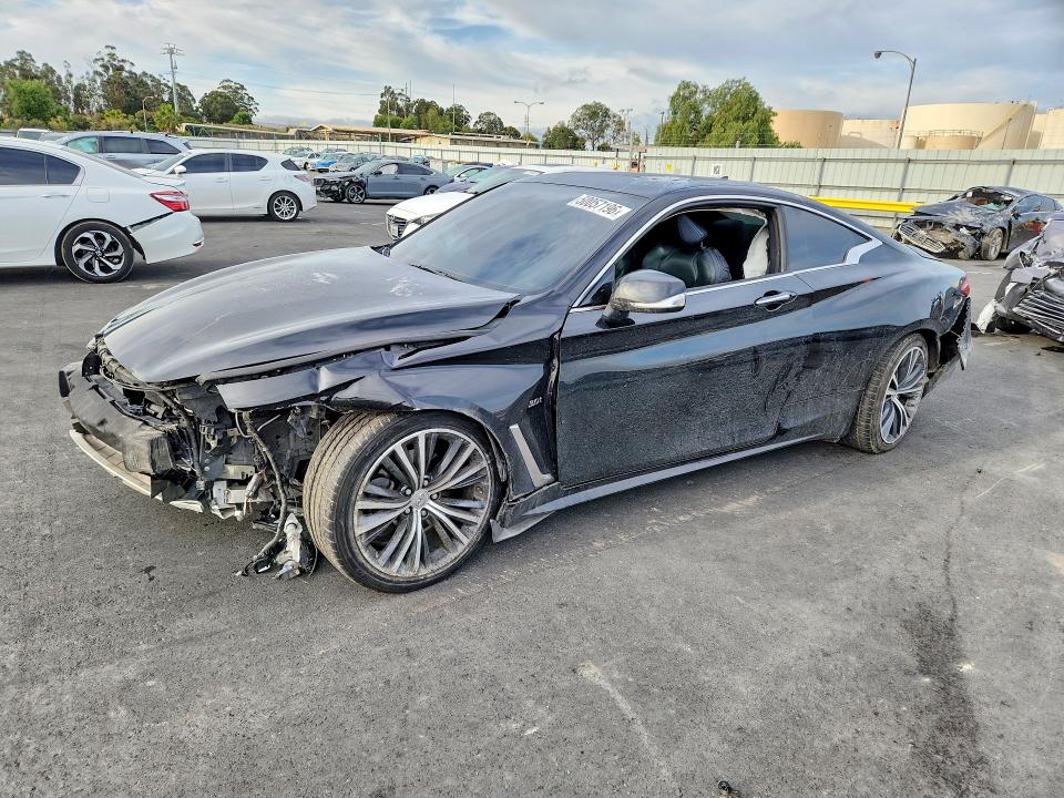 50057196 :رقم المزاد ، JN1EV7EL0JM390856 vin ، 2018 Infiniti Q60 مزاد بيع