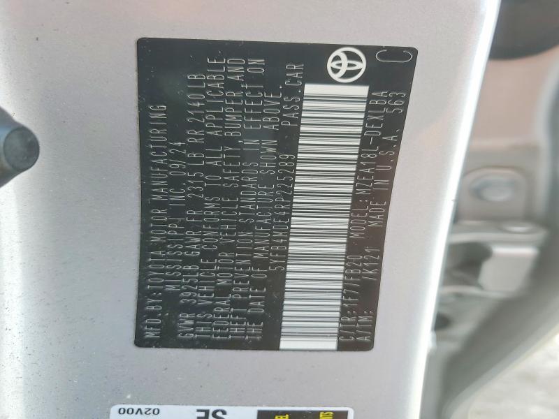 Aukcja sprzedaży 2024 Toyota Corolla, vin: 5YFB4MDE4RP225289, numer aukcji: 49659546