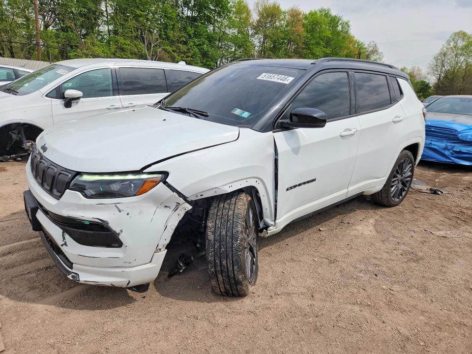 Aukcja sprzedaży 2022 Jeep Compass, vin: 3C4NJDCB9NT202997, numer aukcji: 51657446