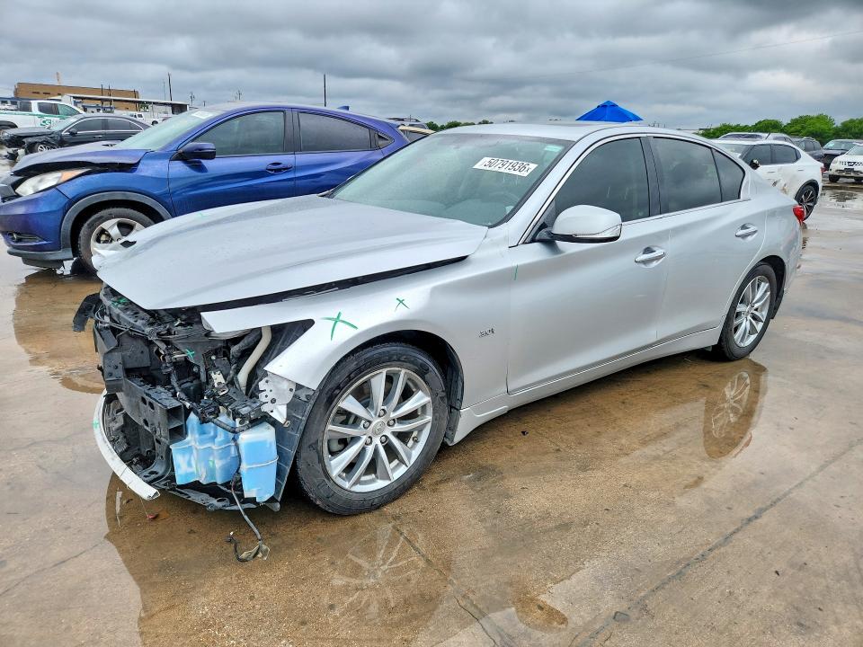 2017 Infiniti Q50 მანქანა იყიდება აუქციონზე, vin: JN1EV7AP7HM740986, აუქციონის ნომერი: 50791936