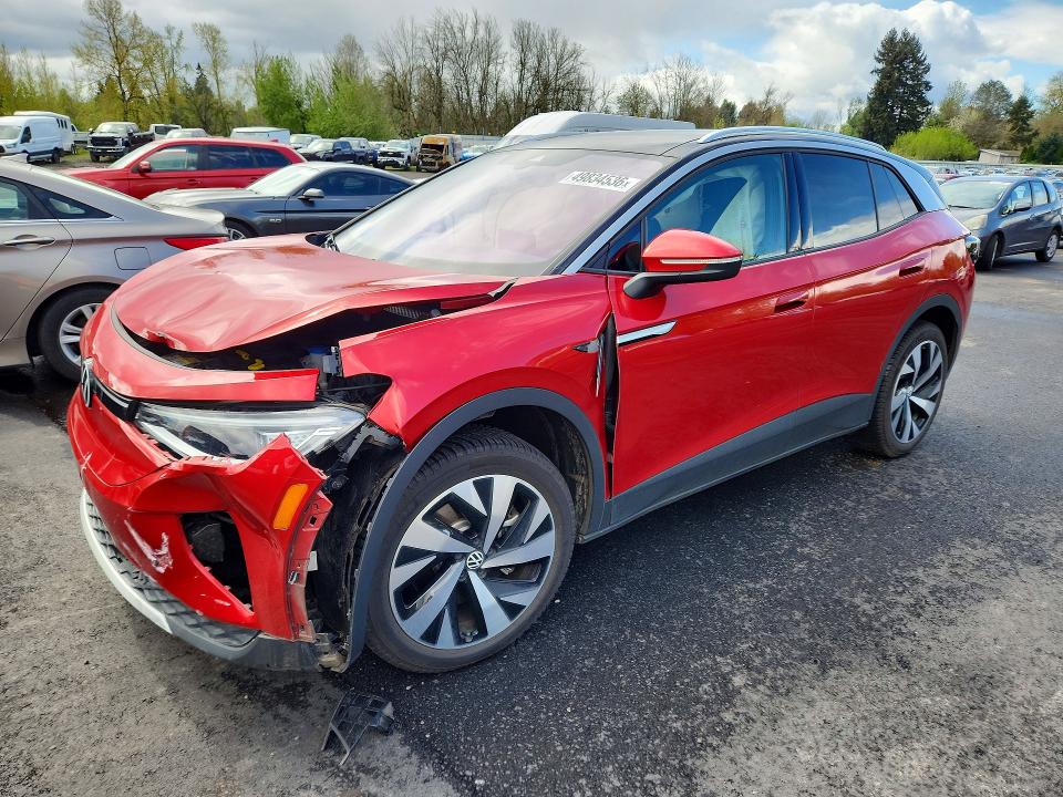 Aukcja sprzedaży 2021 Volkswagen Id.4, vin: WVGUNPE26MP065420, numer aukcji: 49834536