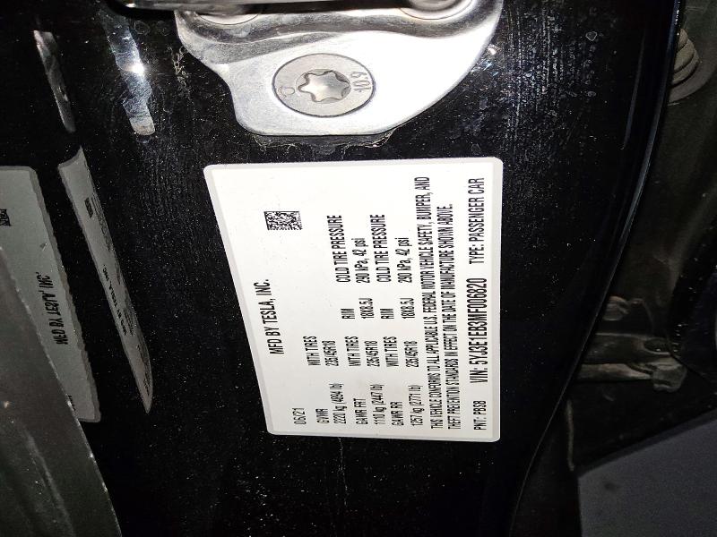 Auction sale of the 2021 Tesla Model 3, vin: 5YJ3E1EB3MF006820, lot number: 50672396