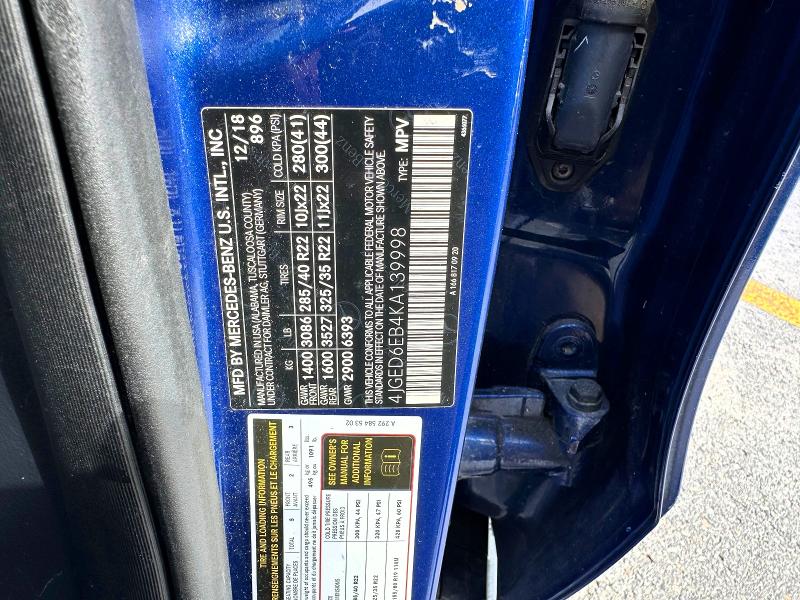 Продажа на аукционе авто 2019 Mercedes-benz Gle Coupe, vin: 4JGED6EB4KA139998, номер лота: 48898906