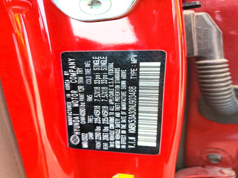 51628496 :رقم المزاد ، KM8K53A30NU903488 vin ، 2022 Hyundai Kona مزاد بيع
