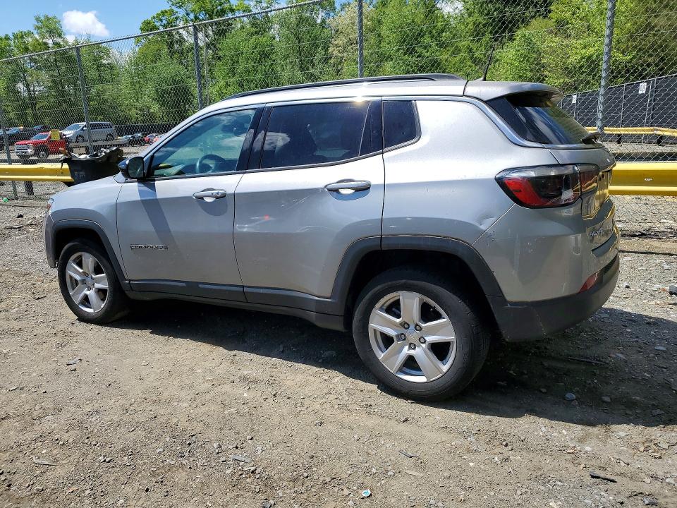 2022 Jeep Compass მანქანა იყიდება აუქციონზე, vin: 3C4NJDBB1NT221996, აუქციონის ნომერი: 50156306