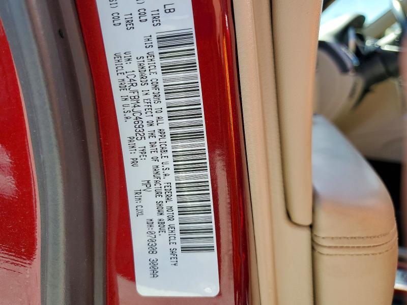 49079216 :رقم المزاد ، 1C4RJFBM4JC469325 vin ، 2018 Jeep Grand Cherokee مزاد بيع