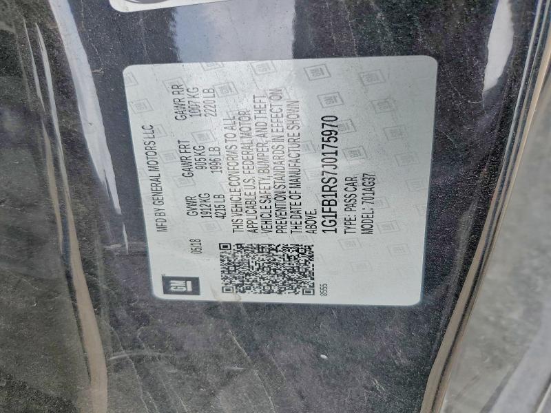 Продажа на аукционе авто 2018 Chevrolet Camaro, vin: 1G1FB1RS7J0175970, номер лота: 51611726