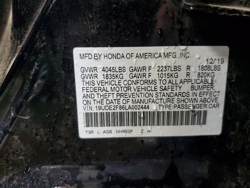 Продажа на аукционе авто 2020 Acura Ilx, vin: 19UDE2F86LA002444, номер лота: 49739116