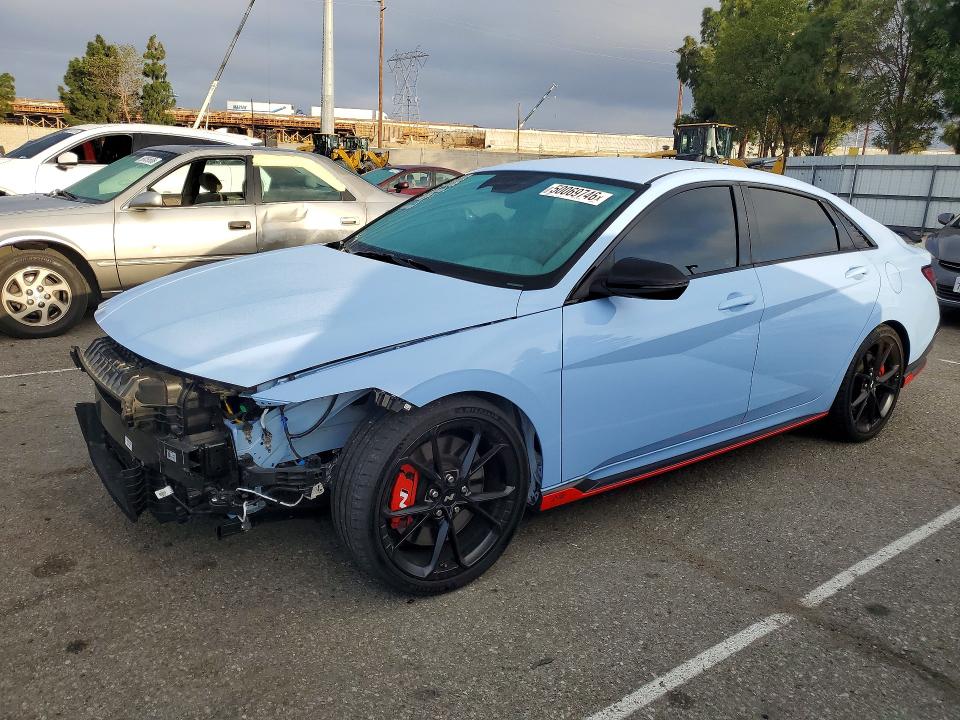 2025 Hyundai Elantra N მანქანა იყიდება აუქციონზე, vin: KMHLW4DK1SU025933, აუქციონის ნომერი: 50069746