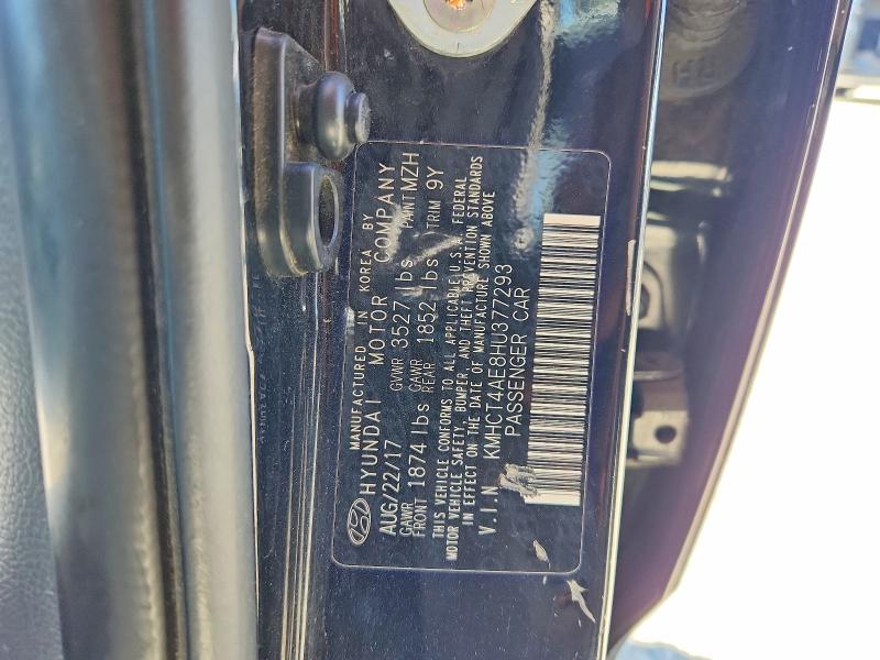 Продаж на аукціоні авто 2017 Hyundai Accent, vin: KMHCT4AE8HU377293, номер лоту: 50520976