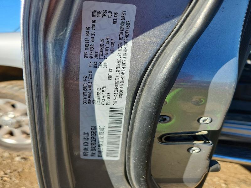 Продаж на аукціоні авто 2023 Ram 2500, vin: 3C6UR5DL5PG563874, номер лоту: 48801426