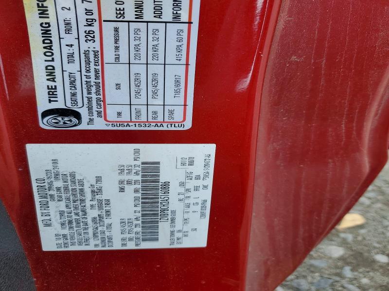 2010 Ford Mustang მანქანა იყიდება აუქციონზე, vin: 1ZVBP8CH2A5160886, აუქციონის ნომერი: 48828566