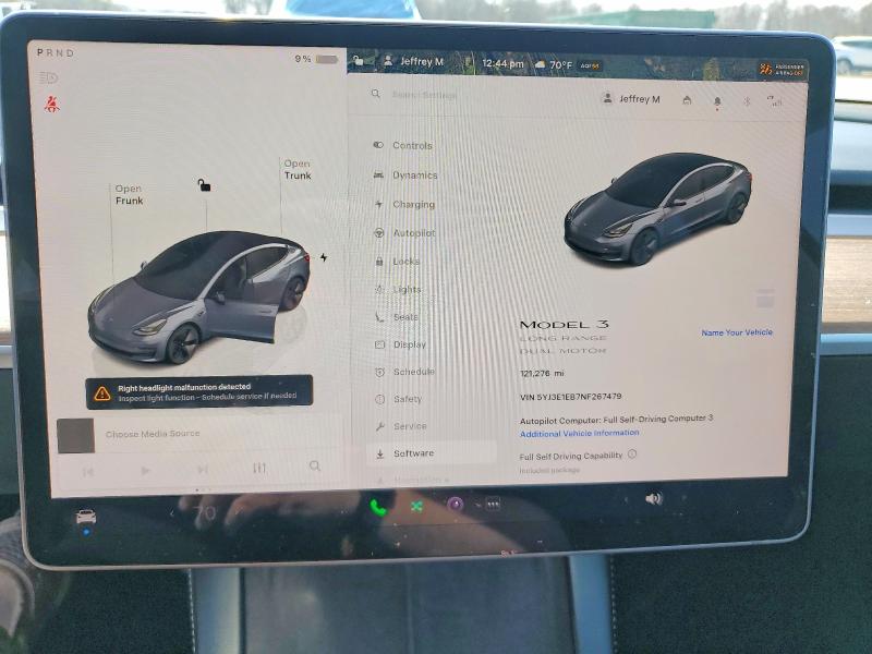 Aukcja sprzedaży 2022 Tesla Model 3, vin: 5YJ3E1EB7NF267479, numer aukcji: 48587416