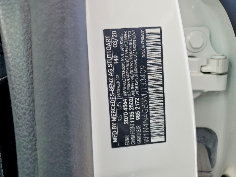 Продаж на аукціоні авто 2021 Mercedes-benz Gla, vin: W1N4N4GB3MJ133409, номер лоту: 47954726