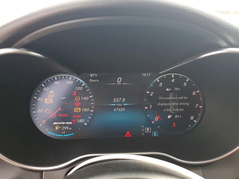 2021 Mercedes-benz C მანქანა იყიდება აუქციონზე, vin: W1KWJ8DB2MG047664, აუქციონის ნომერი: 51671766
