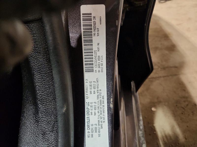 49665776 :رقم المزاد ، 1C3CCCEG4FN512372 vin ، 2015 Chrysler 200 مزاد بيع